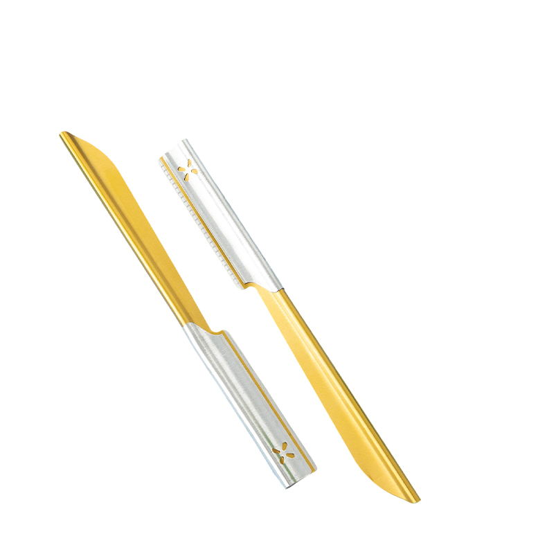 Pisau Cukur Pemangkas Alis Dan Wajah Dengan Pegangan Anti Selip