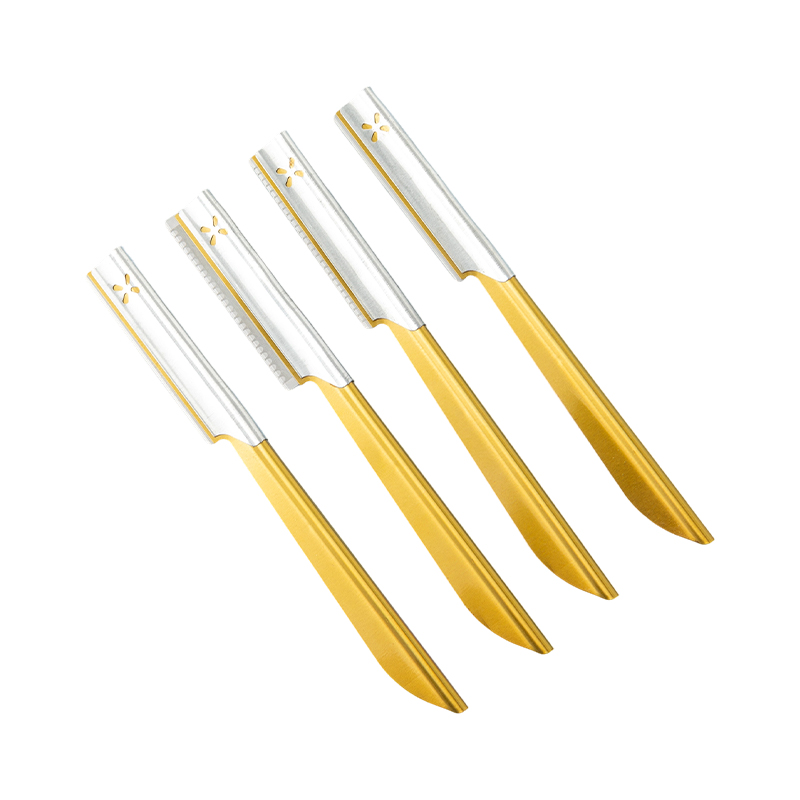 Pisau Cukur Pemangkas Alis Dan Wajah Dengan Pegangan Anti Selip