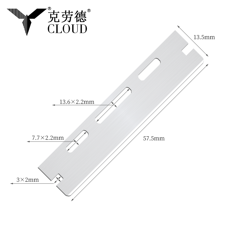 Pisau Cukur Bergelombang Tepi Tunggal