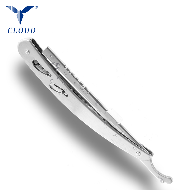 Gagang Pisau Cukur Lurus Bergelombang Baja Tahan Karat yang Tahan Lama