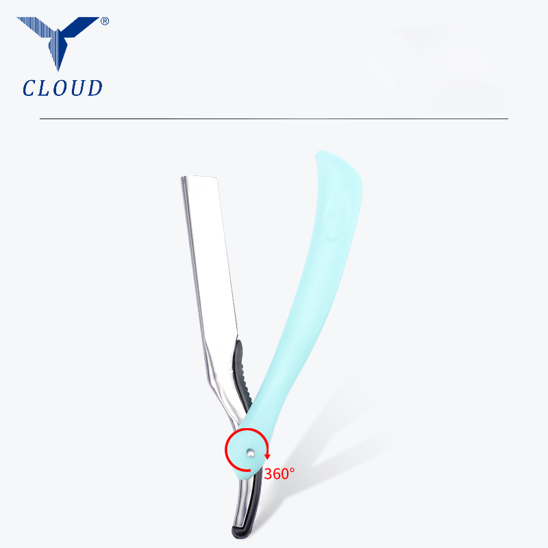 Set Pisau Cukur 77 Pembentuk Rambut Baja Tahan Karat Pegangan Nyaman