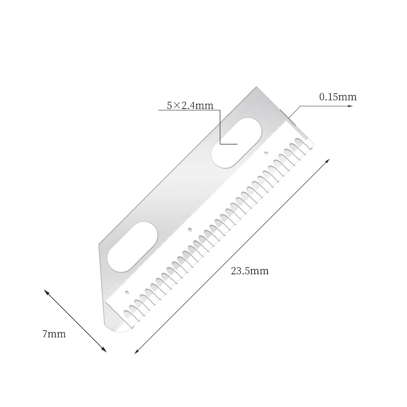 Pisau Cukur Pembentuk Baja Tahan Karat Ultra Halus Portabel
