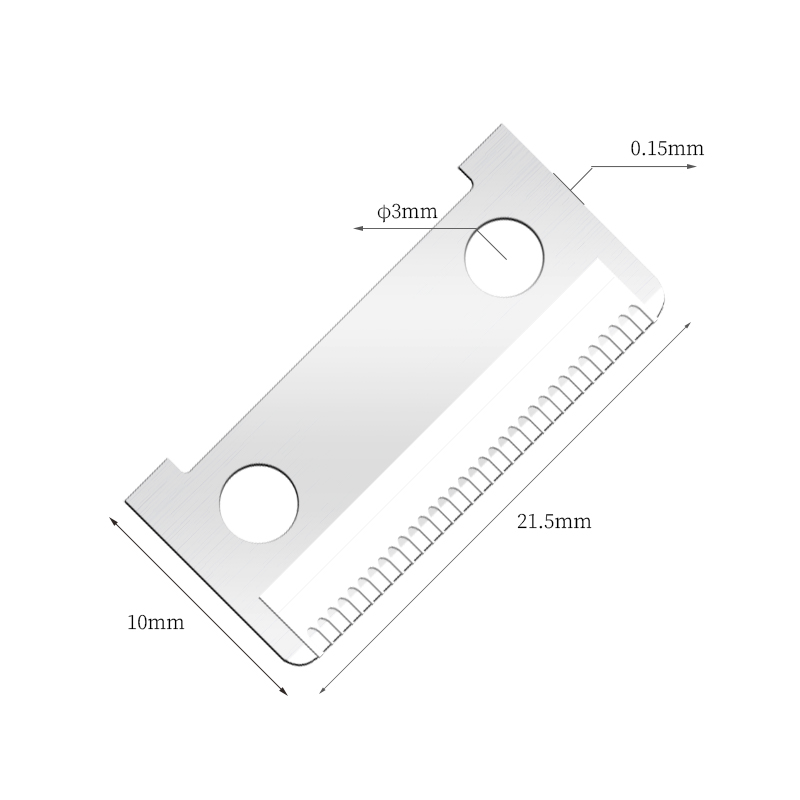 Pisau Cukur Alis Stainless Steel Ujung Tajam Satu Sisi