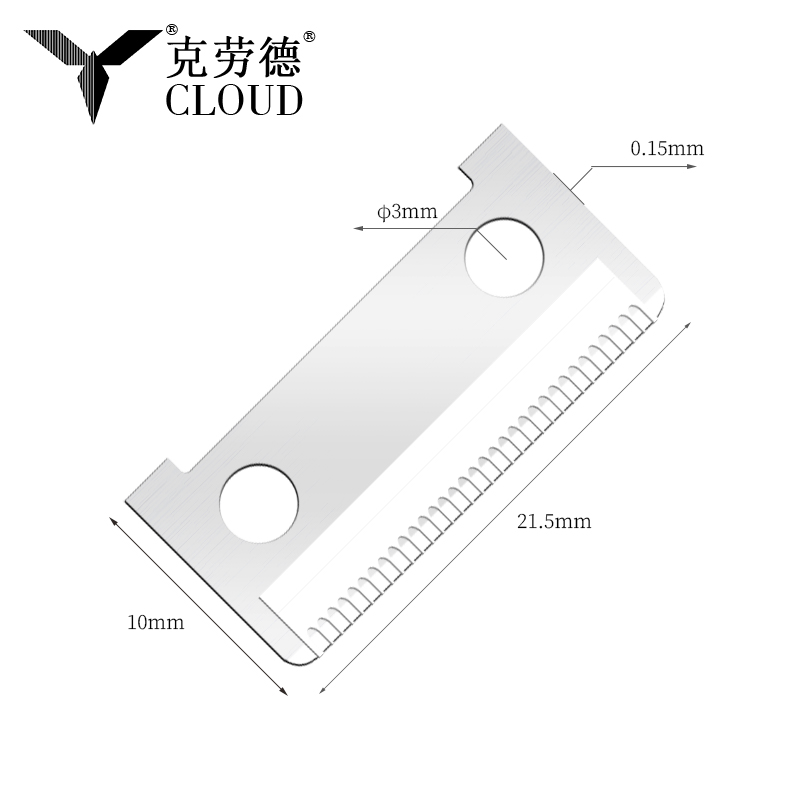 Pisau Cukur Alis Stainless Steel Ujung Tajam Satu Sisi