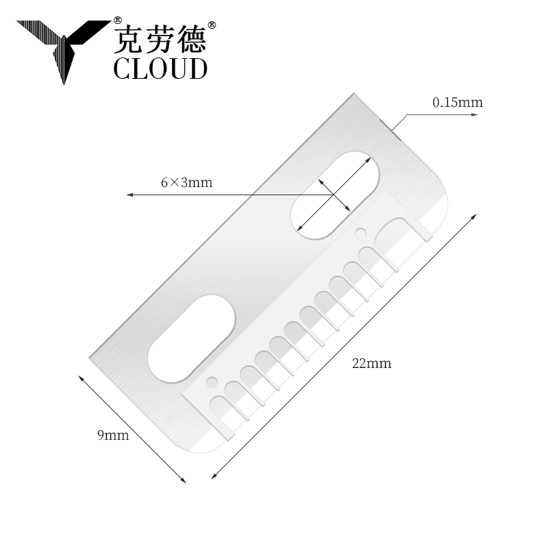 Pisau Penghilang Cukur Alis Halus Sutra Multi-Fungsional