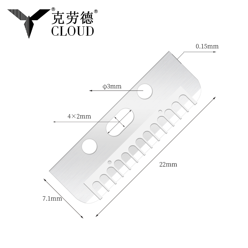 Pisau Penghilang Cukur Alis Halus Sutra Multi-Fungsional