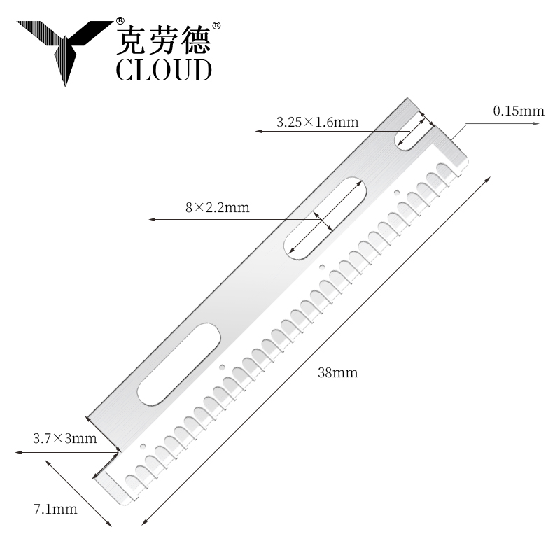 Pisau Cukur Alis Stainless Steel Multi Guna yang Dapat Digunakan Kembali