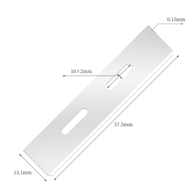 Pisau Pemotong Alis Baja Tahan Karat yang Tahan Lama dan Dapat Digunakan Kembali