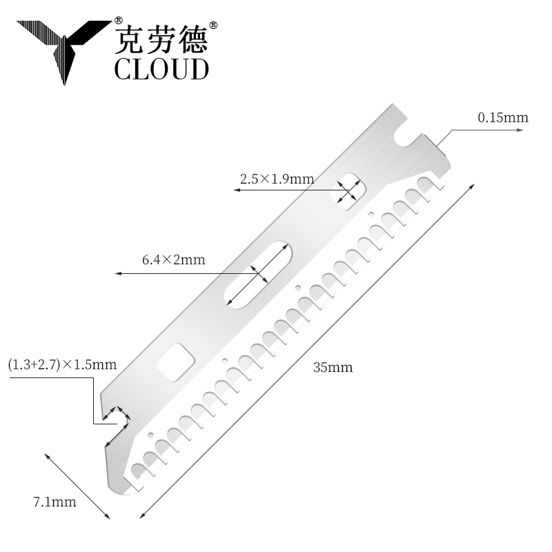 Pisau Cukur Alis Stainless Steel Multi Guna yang Dapat Digunakan Kembali